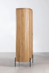 Szafa z drewna mango Alice 204 cm stalowe nogi w stylu vintage
