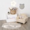 Fotel Teddy do pokoju dziecięcego beżowy