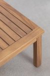Zestaw ogrodowych mebli Bronson sofa fotel stolik z drewna akacjowego