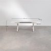 meble ogrodowe helen w zestawie ze stołem rozkładanym 180–240x90 cm i 6 aluminiowymi krzesłami