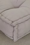 Bawełniana sofa modułowa 3 częściowa do salonu boho Daisy kolory szary kret