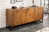 Elegancka wytworna komoda mango do przechowywania w salonie Zano 160 x 45 cm