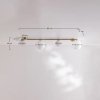 Sufitowa lampa wisząca 4 klosze Lou do salonu 