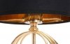 Lampa stołowa Fantasy złota z czarnym abażurem glamour do salonu 