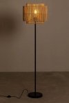 Stojąca lampa podłogowa do salonu gabinetu sypilani z bambusa