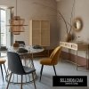 Bambusowa lampa sufitowa wisząca Li do salonu boho
