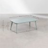 zestaw mebli ogrodowych ariza – sofa, fotel i stolik w komplecie