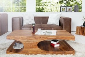 Stół stolik kawowy 120 cm  - lite drewno palisander