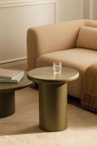Okrągły Stolik Pomocniczy Rodeo MDF Ø45 cm – Nowoczesny Design 