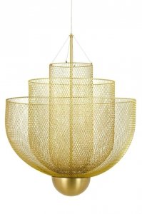 Lampa wisząca Złota Iluzja XL 90 złota - LED, metal