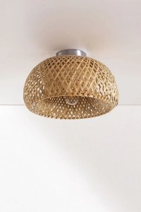 Sufitowa lampa bambusowa Carmen wisząca lampa do salonu sypialni przedpokoju