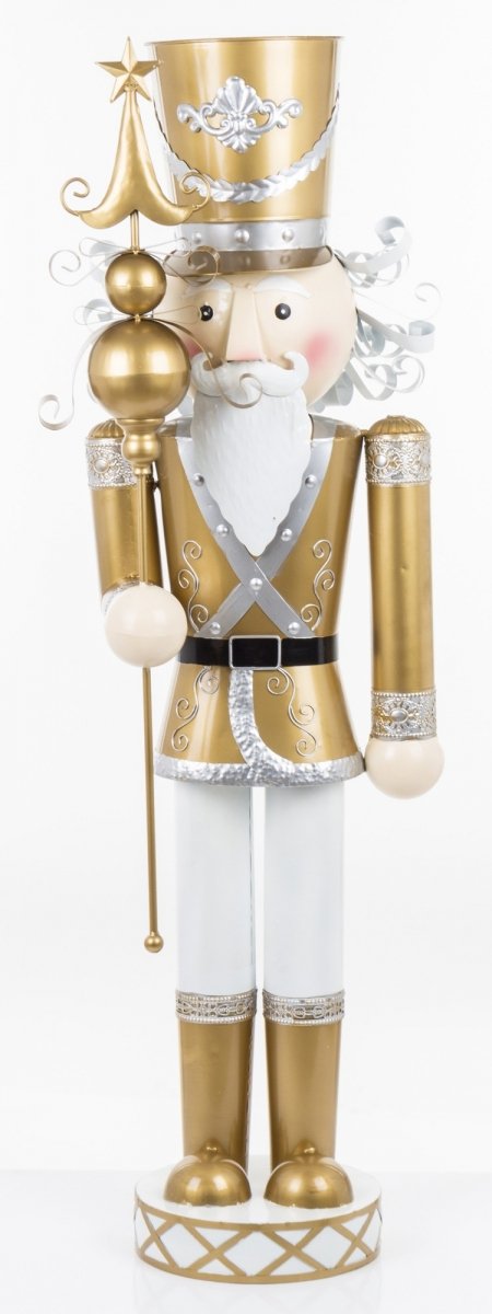 Wysoka dekoracyjna figurka Dziadek Do Orzechów 120 cm