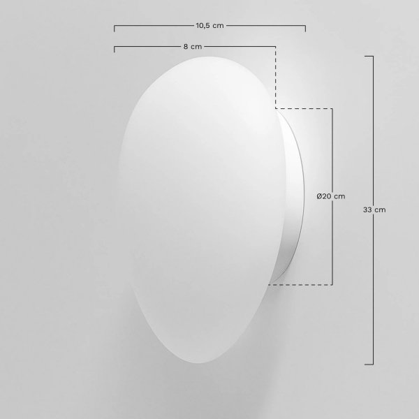Lampa na ścianę Maksi nowoczesna