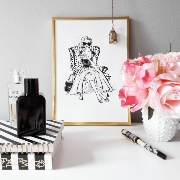 Grafika Glam Woman IV - różne rozmiary