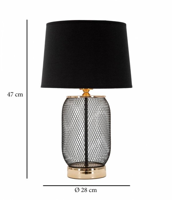 Lampa stołowa Gregory do salonu na stolik kawowy lub stolik nocny