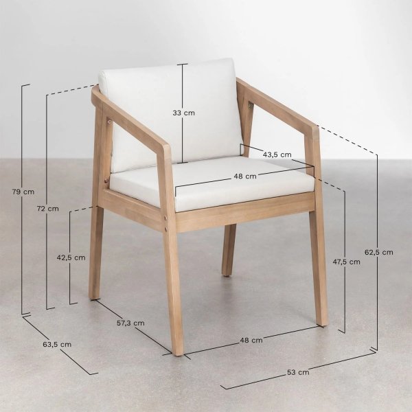 Zestaw stół 220x100 cm i 8 krzeseł z podłokietnikami do salonu i jadalni