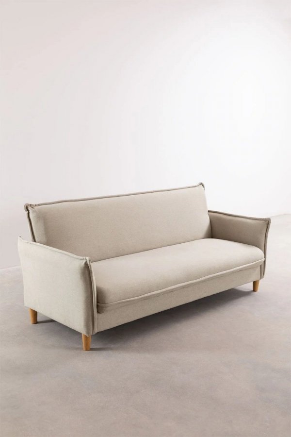 Sofa 2-osobowa regulowana kanapa rozkładana z poliestru Shang