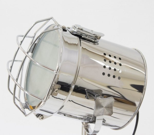 Lampa podłogowa stojąca loft na trójnogu