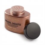 Makeup Revolution Pearl Lights Loose Highlighter Puder sypki rozświetlający Sunset Gold  25g