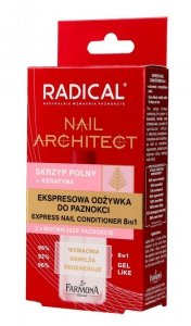 Farmona Radical Nail Architect Ekspresowa Odżywka do paznokci 8in1  12ml