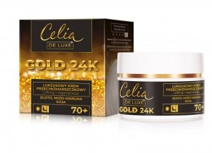 Celia Gold 24K Luksusowy Krem przeciwzmarszczkowy 70+ - lifting i regeneracja 50ml