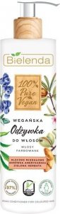 Bielenda 100% Pure Vegan Wegańska Odżywka do włosów farbowanych  240ml