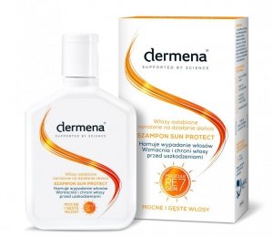 Dermena Sun Protect Szampon do włosów osłabionych narażonych na działanie słońca 200ml