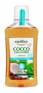 Equilibra Oral Care Kokosowy Płyn do płukania jamy ustnej Naturalna Biel  500ml