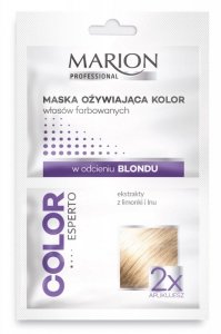 Marion Color Esperto Maska odżywiająca do włosów w odcieniu blond 2x20ml