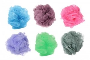 DONEGAL MYJKA  do mycia ciała siatkowa - różne kolory (9549)  1szt
