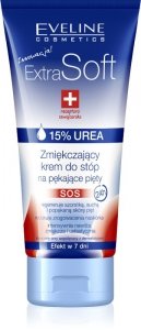 Eveline Extra Soft  SOS Krem na pękające pięty 15% Urea 100ml