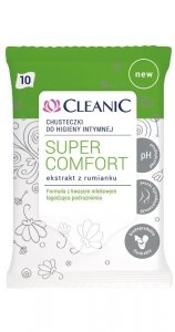 Cleanic Chusteczki do higieny intymnej Super Comfort  1op.-10szt