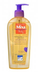 Mixa Baby Atopiance Olejek łagodzący do mycia ciała i włosów dla dzieci  250ml