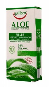 Equilibra Aloe Serum wypełniające do twarzy,szyi i dekoltu 50% aloesu  20ml