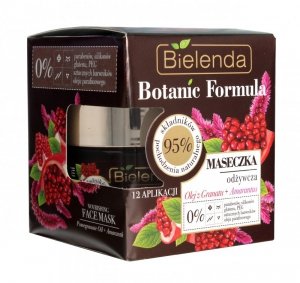 Bielenda Botanic Formula Olej z Granatu+Amarantus Maseczka odżywcza do twarzy 50ml