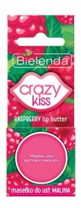Bielenda Crazy Kiss Masełko do ust Malinowe  10g