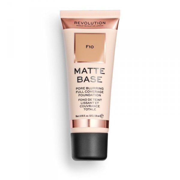 Makeup Revolution Podkład matujący do twarzy Matte Base Foundation F10  28 ml