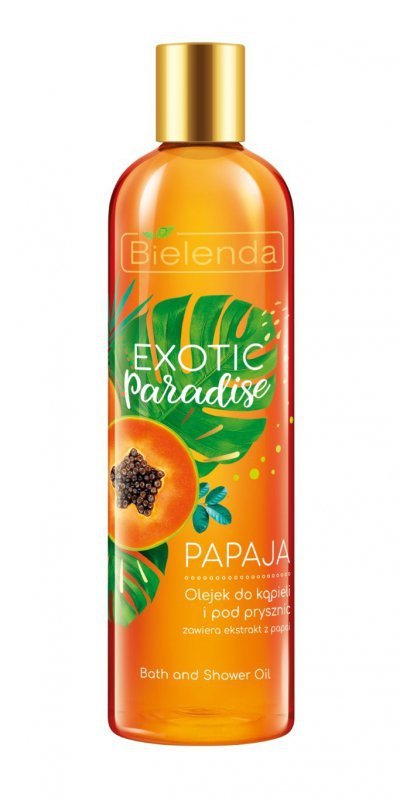 Bielenda Exotic Paradise Olejek do kąpieli i pod prysznic Papaja  400ml