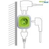 GreenBlue MagicCube poczwórne gniazdko prądowe, 2 wejścia usb 1,4m GB118