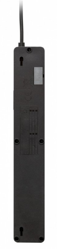 Lestar Listwa przeciwprzepięciowa ZX 510, 1L, 1,0m, czarna