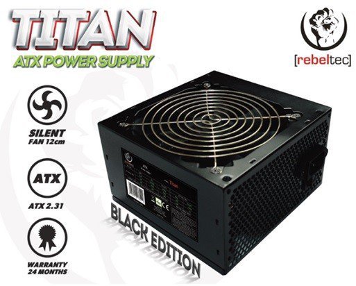 Rebeltec Zasilacz komputerowy ATX ver 2.31 TITAN 600W