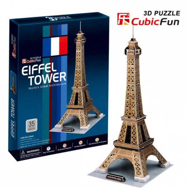 Cubic Fun Puzzle 3D Wieża Eiffel&#039;a