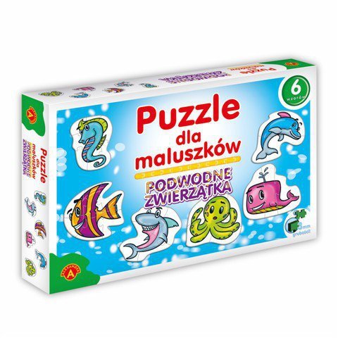 Alexander Puzzle dla Maluszków - Podwodne Zwierzęta