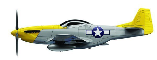 Airfix Model plastikowy QUICKBUILD Mustang P-51D