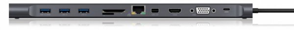 IcyBox Stacja dokująca IB-DK2102-C USB TYPE C