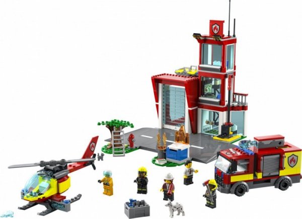 LEGO Klocki City 60320 Remiza strażacka