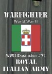 Warfighter WWII Expansion #71 – Royal Italian Army