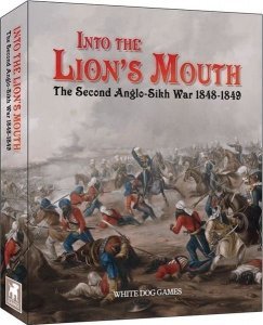 Into the Lion's Mouth: The Second Anglo-Sikh War 1848 -1849 canvas map 17 x 22