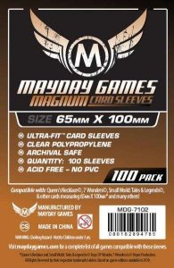Clear Magnum UltraFit Copper Sleeves 65x100mm (100) for 7 Wonders