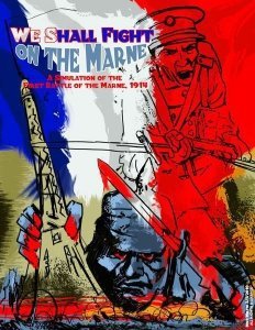 We Shall Fight on the Marne - canvas map
